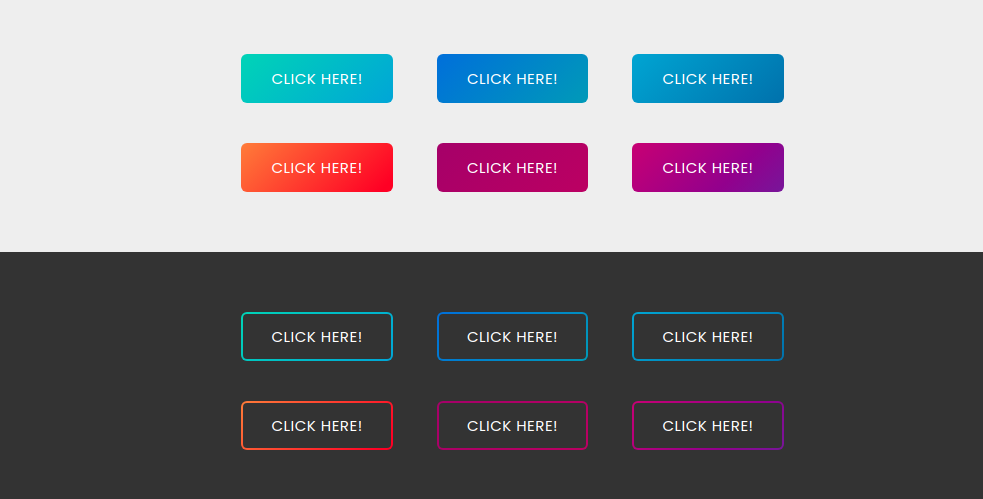 Nice animated gradient hover buttons with pure CSS