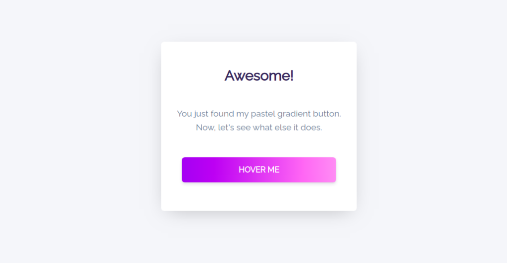 Animated gradient button