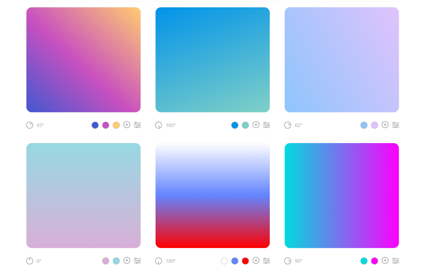 Gradient Background Generator: Với trình tạo nền gradient miễn phí này, bạn có thể tạo ra những nền tuyệt đẹp cho ảnh, bài viết, website hoặc bất cứ điều gì mà bạn muốn trang trí. Không cần phải là một chuyên gia thiết kế, chỉ cần vài cú click chuột là bạn đã sở hữu được những nền gradient độc đáo và ấn tượng.