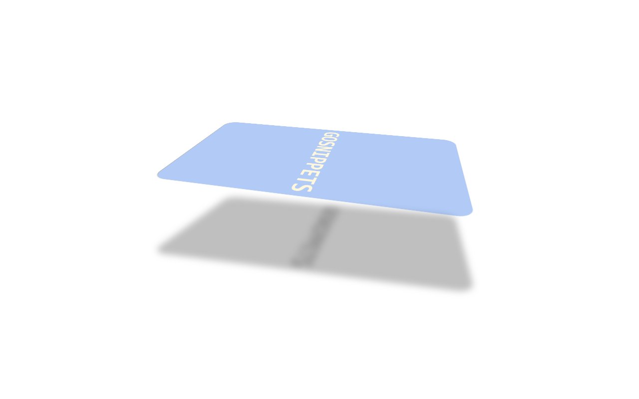 Animated, rotating 3D card with Pure CSS — Bootstrap 5 snippet preview