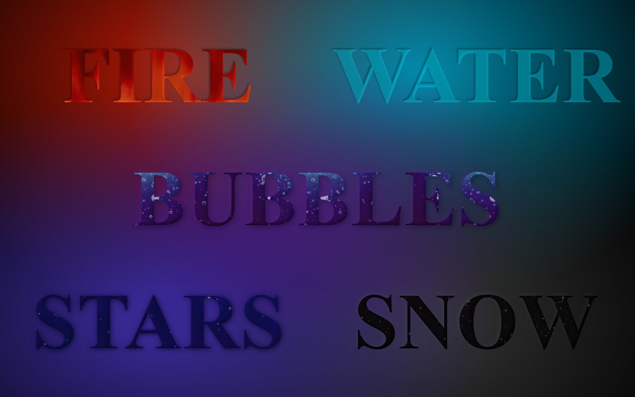 Animated Text using gif Image with pure CSS — Bootstrap 5 snippet preview