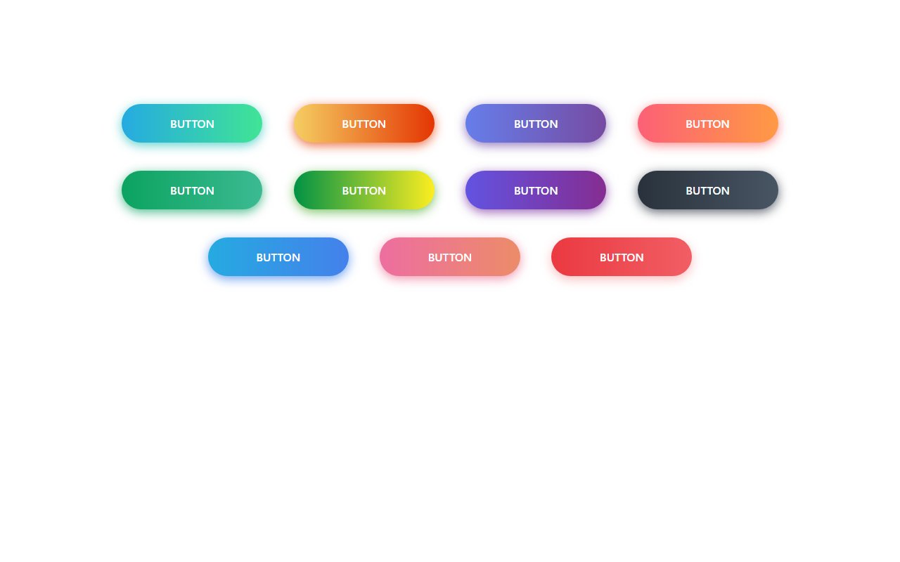 Awesome gradient hover buttons snippet — Bootstrap 5 snippet preview