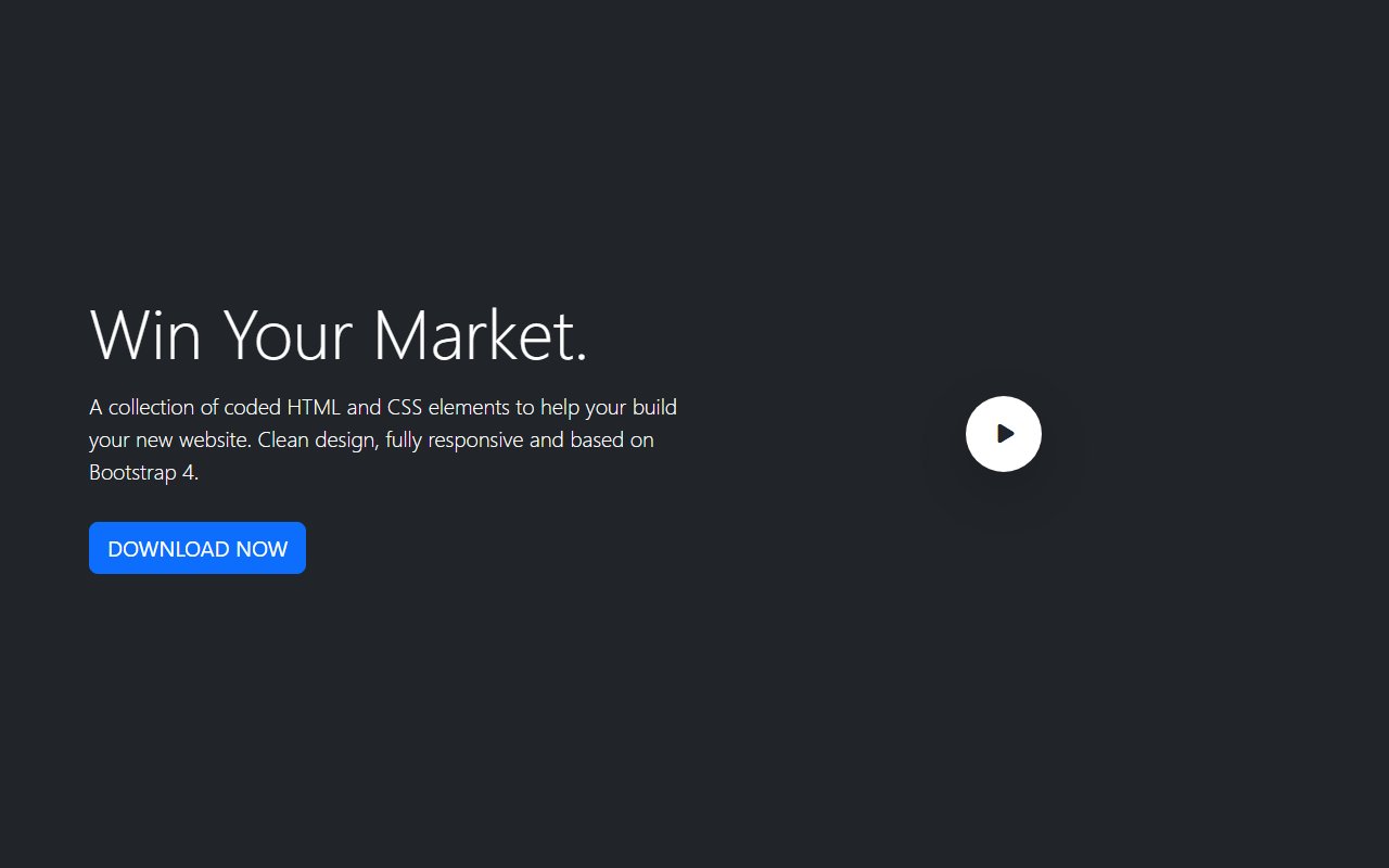 Bootstrap 5 cover header snippet example — Bootstrap 5 snippet preview