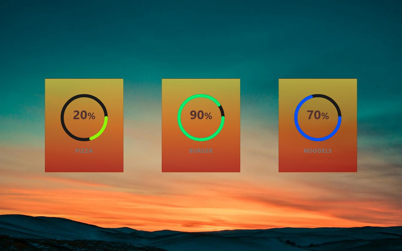 Bootstrap 5 Progress card with hover effect snippet — Bootstrap 5 snippet preview