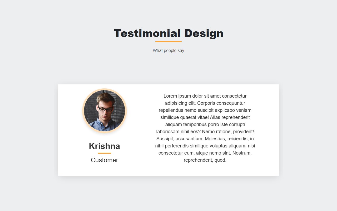 Bootstrap 5 Snippet Testimonial Slider CSS — Bootstrap 5 snippet preview
