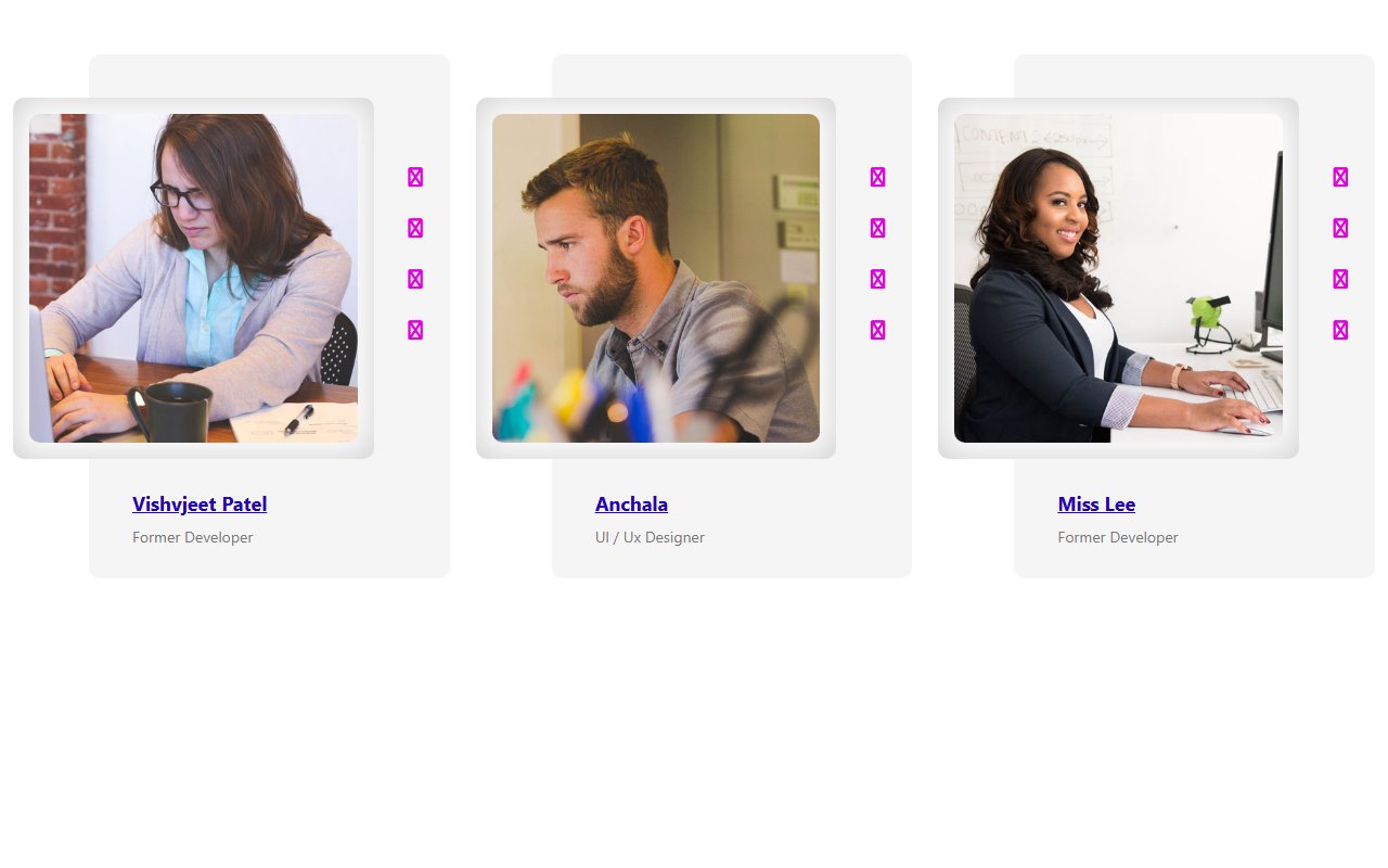 Bootstrap 5 Team member example snippets — Bootstrap 5 snippet preview