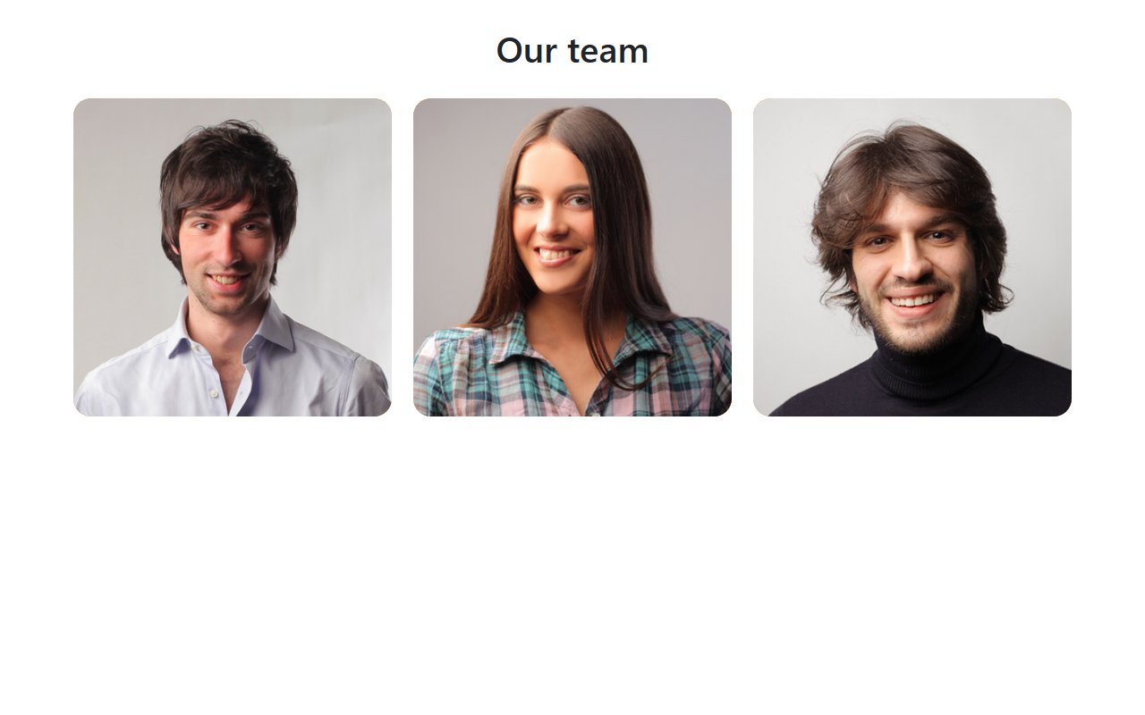 Bootstrap our team snippets with hover effect — Bootstrap 5 snippet preview