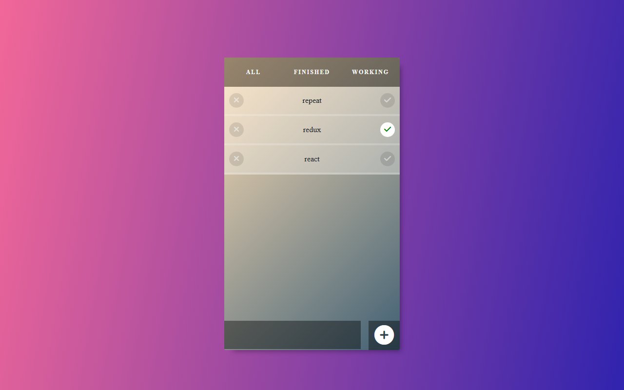 Bootstrap react-redux todo list snippets example — Bootstrap 5 snippet preview