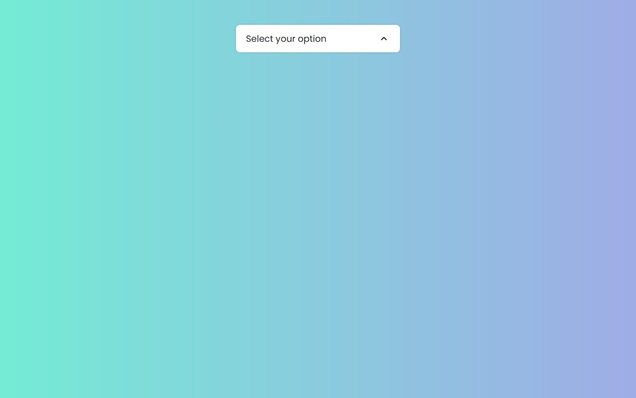 Custom Dropdown Select Menu — Bootstrap 5 snippet preview