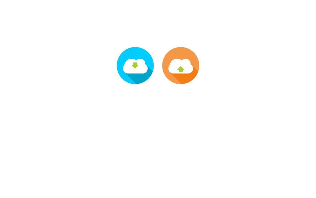 Download and Upload Button with pure CSS snippet — Bootstrap 5 snippet preview