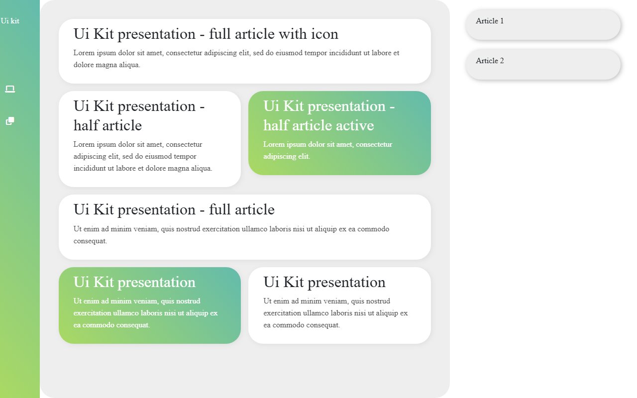 Good looking slim sidebar menu — Bootstrap 5 snippet preview