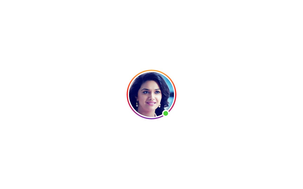 Instagram style user profile online — Bootstrap 5 snippet preview