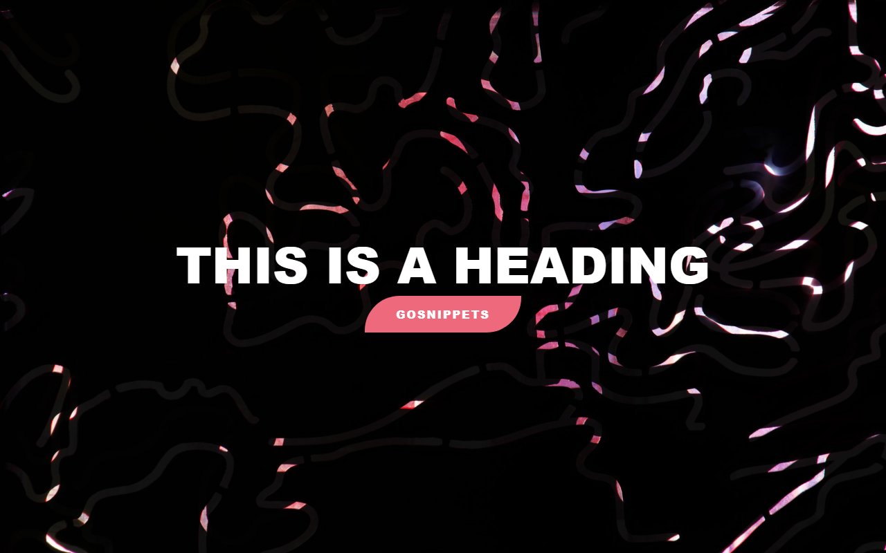 Light Effects background animation with CSS Blend Modes — Bootstrap 5 snippet preview