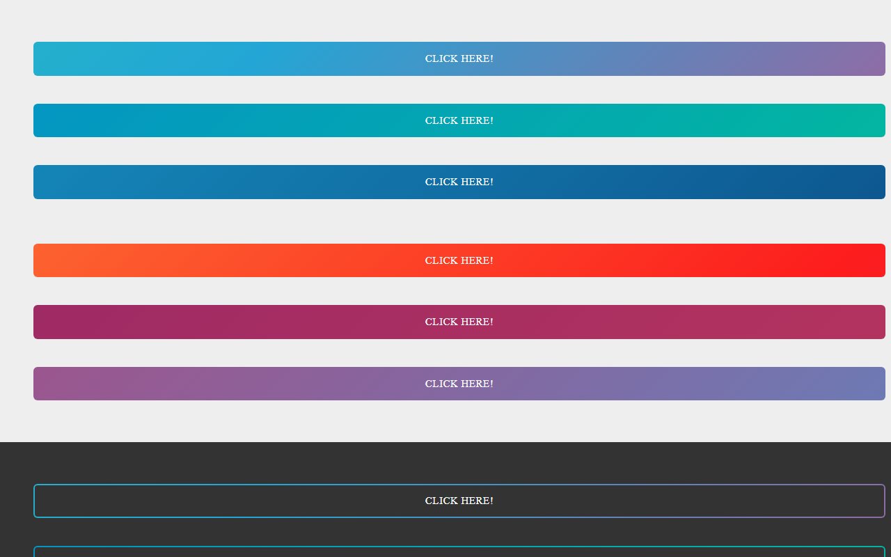 Nice animated gradient hover buttons with pure CSS — Bootstrap 5 snippet preview