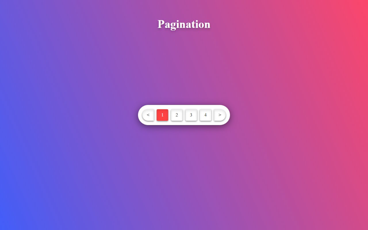 Pagination with pure CSS — Bootstrap 5 snippet preview
