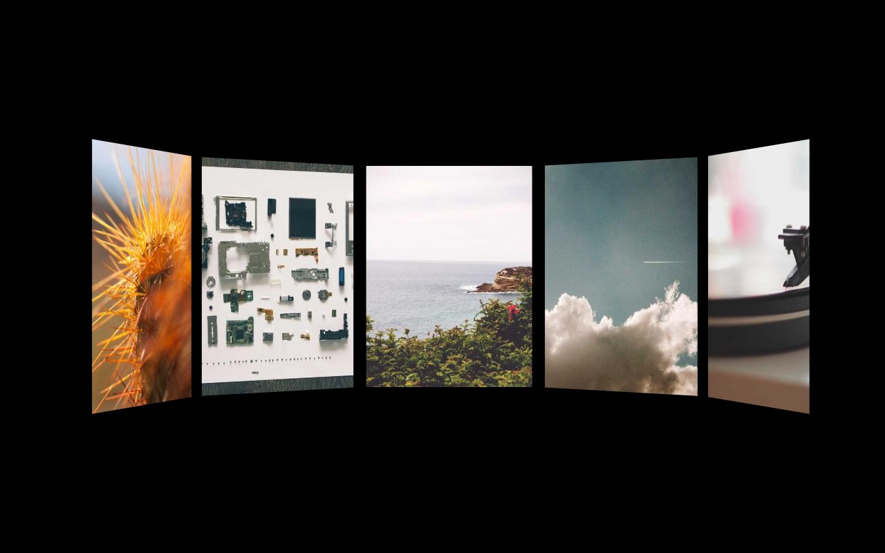 Parallax Image Carousel snippet — Bootstrap 5 snippet preview