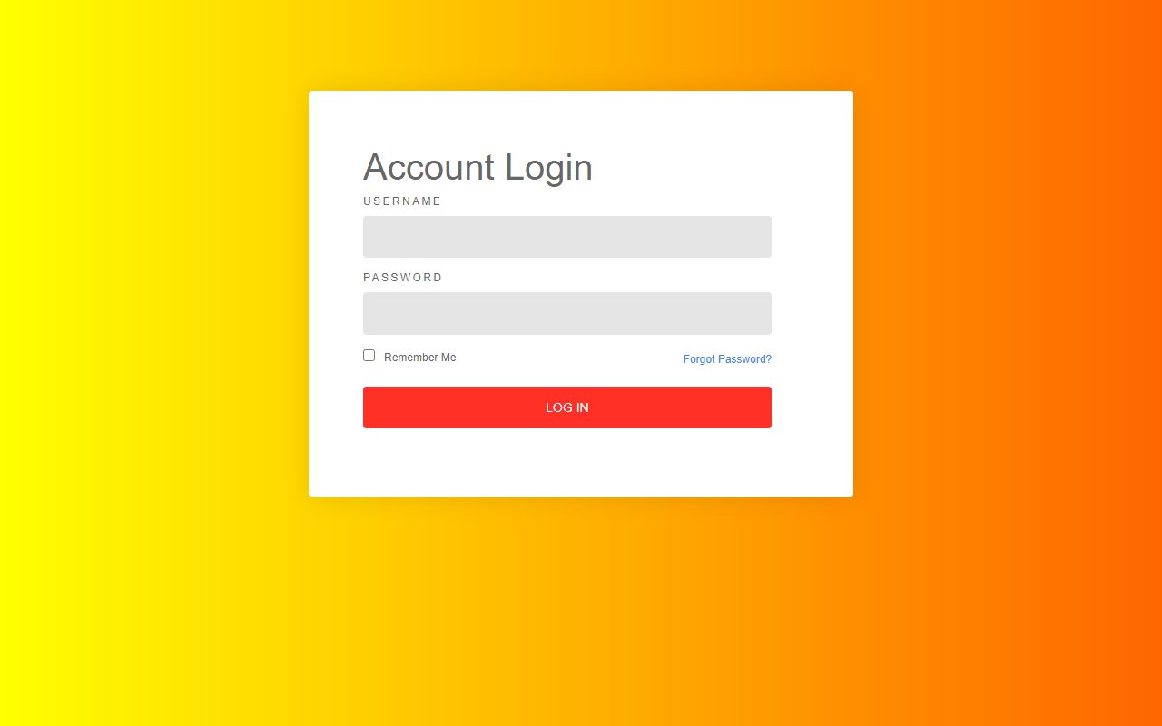 Pure CSS login form snippet — Bootstrap 5 snippet preview
