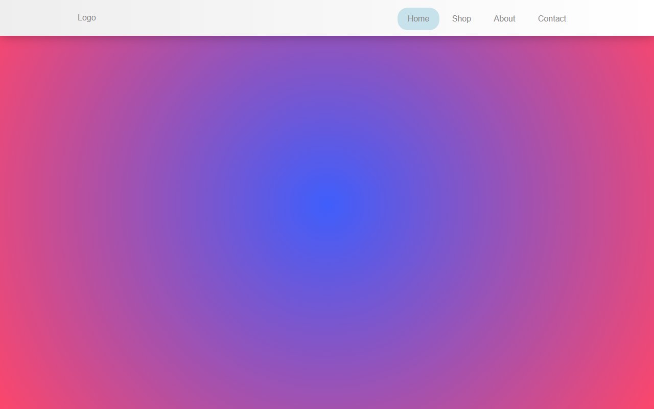 Responsive Navbar design with gradient effect on hover — Bootstrap 5 snippet preview