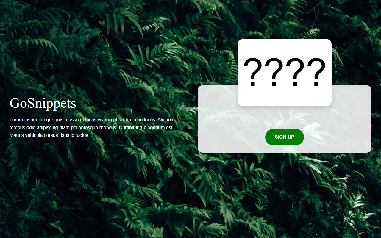 Signup Form 3D FLIP Animation | GoSnippets snippets — Bootstrap 5 snippet preview