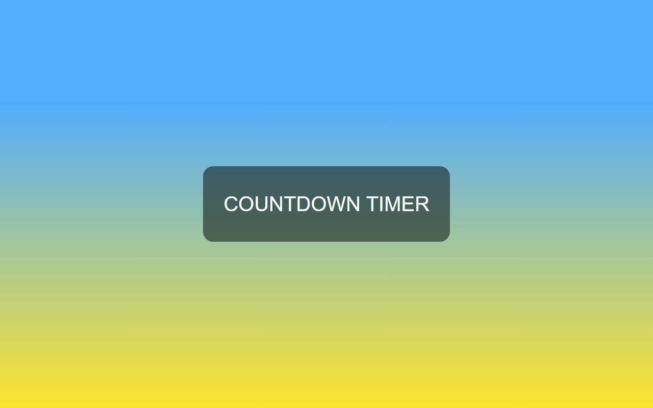 Simple Pure JavaScript Countdown Timer — Bootstrap 5 snippet preview