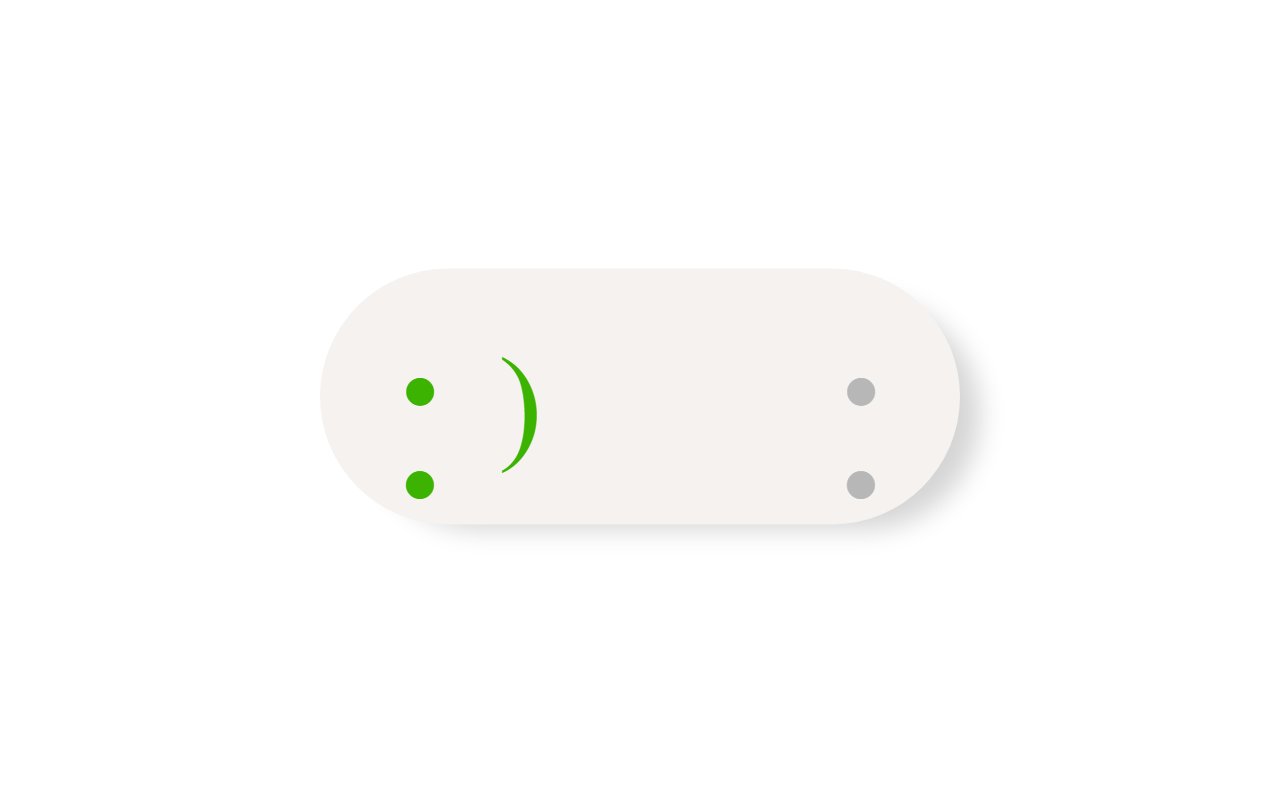 Toggle example with pure CSS — Bootstrap 5 snippet preview